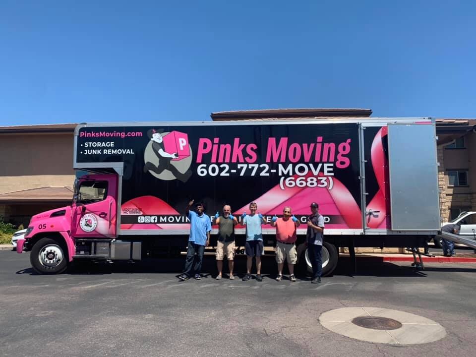 Phoenix AZ area business Pinks Moving